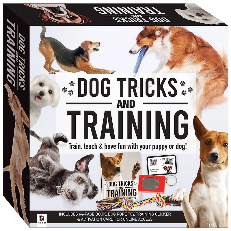 Hinkler Dog Pet Care Tricks & Training Box Set