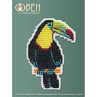 Oven Badge - Toucan Cross Stitch Kit