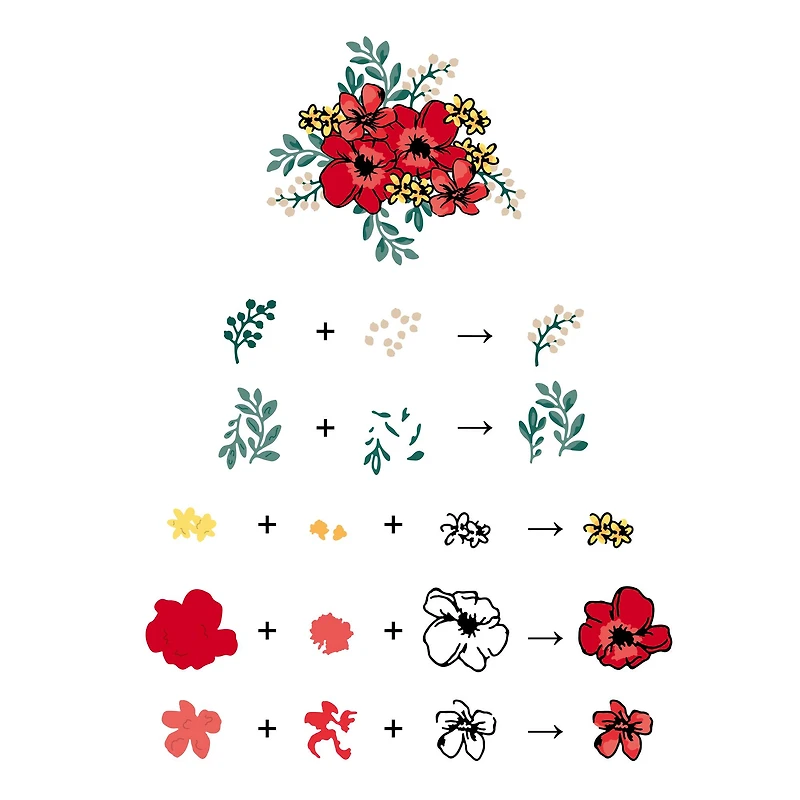 Poppy Flowers Layering Die Set by Recollections™