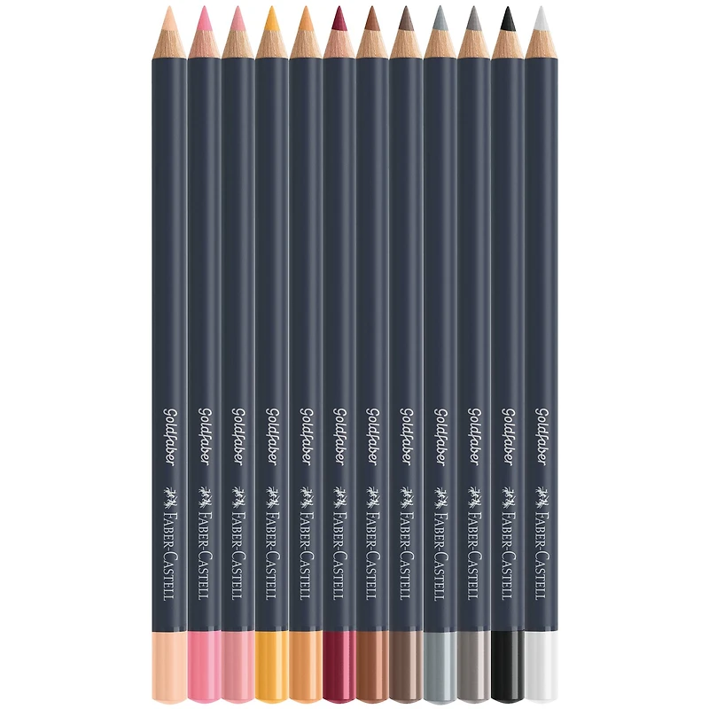 Faber-Castell® Goldfaber Skin Tones Color Pencils