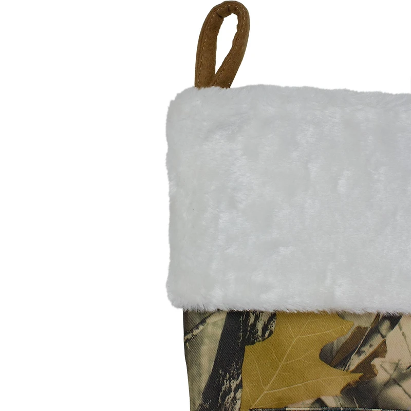 20.5" Camouflage Christmas Stocking with Pocket