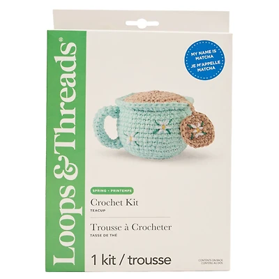 Spring Teacup Crochet Kit by Loops & Threads®