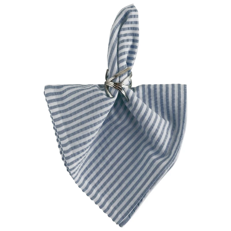 DII® French Blue Seersucker Napkin, 6ct.