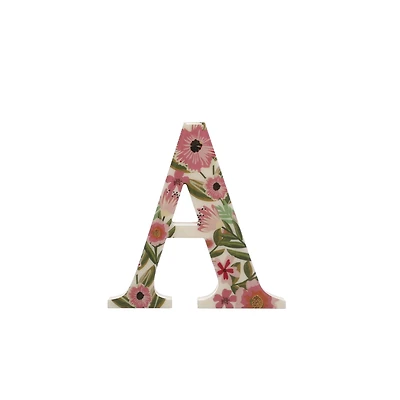 8" Spring Print Monogram Letter by Ashland