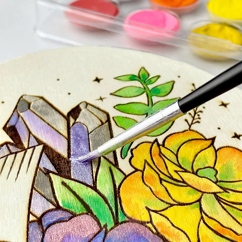 ArtSkills® 55 Piece Beginners Wood Burning Kit with Wood Rounds