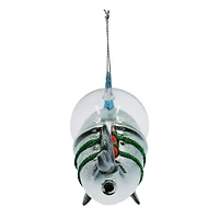 5.25" Narwhal in Space Glass Ornament by Ashland®