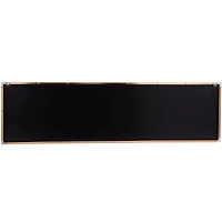 CosmoLiving by Cosmopolitan Blue Porcelain Leaf Framed Wall Art with Gold Aluminum Frame 71" x 2" x 20"