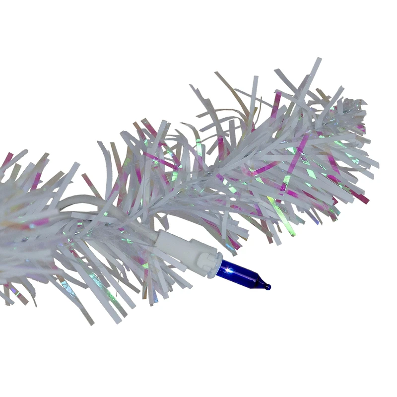 4ft. Pre-Lit Medium Pine Artificial Christmas Tree with Blue Lights