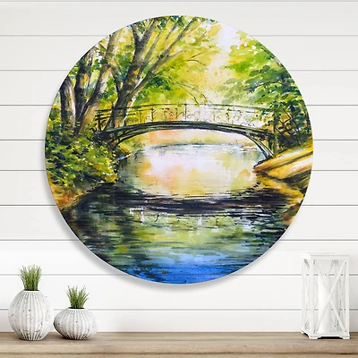 Designart - Bridge Over Troubled Water In Forest Park