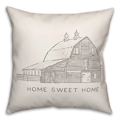 Home Sweet Home 18" x 18" Throw Pillow