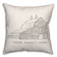 Home Sweet Home 18" x 18" Throw Pillow