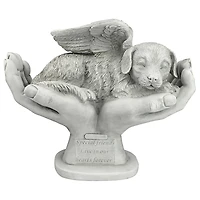 Design Toscano 15.5" In God's Hands Dog Memorial Statue