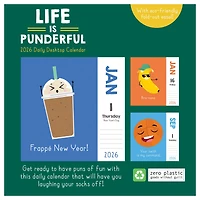 2026 Puns of Fun Daily Desktop Calendar