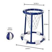 Toy Time Pool Basketball Hoop Set