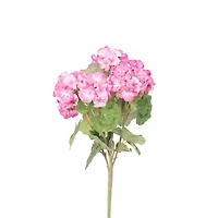 18" Artificial Light Pink Geranium Bush, 4ct.