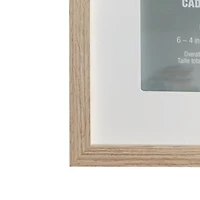 6 Opening 4" x 6" Natural Woodgrain Family Collage Frame with Mat by Studio Décor®