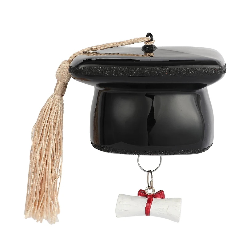 3" Graduation Cap Glass Ornament by Ashland®