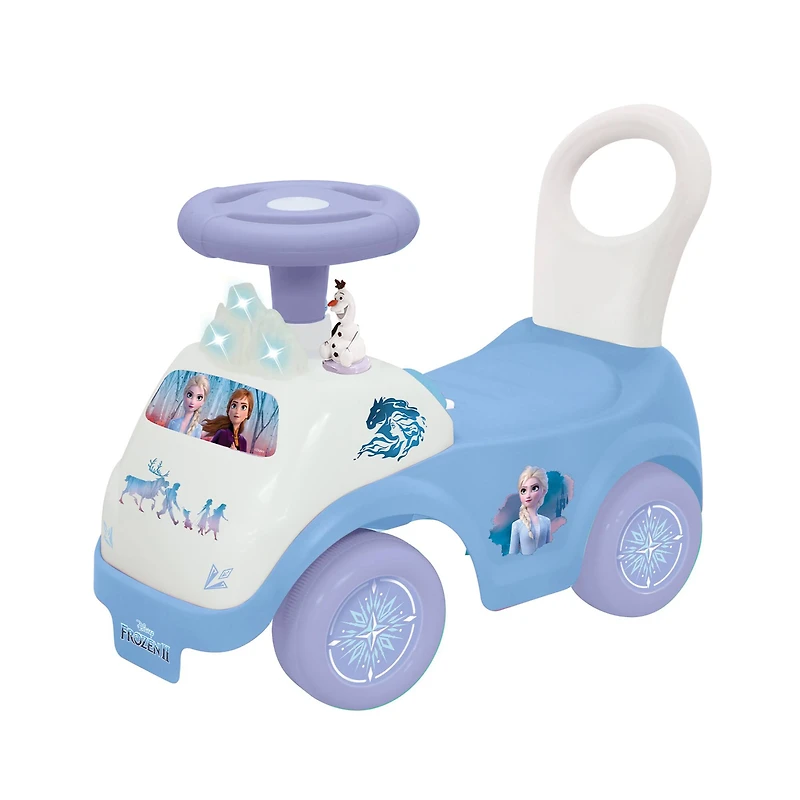 Kiddieland Frozen 2 Magical Lights and Sounds Snow Globe Ride-On