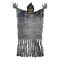 11ft. Eerie Grim Reaper with Large Hands Hanging Halloween Decoration