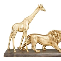 12" Gold Glam Jungle Sculpture