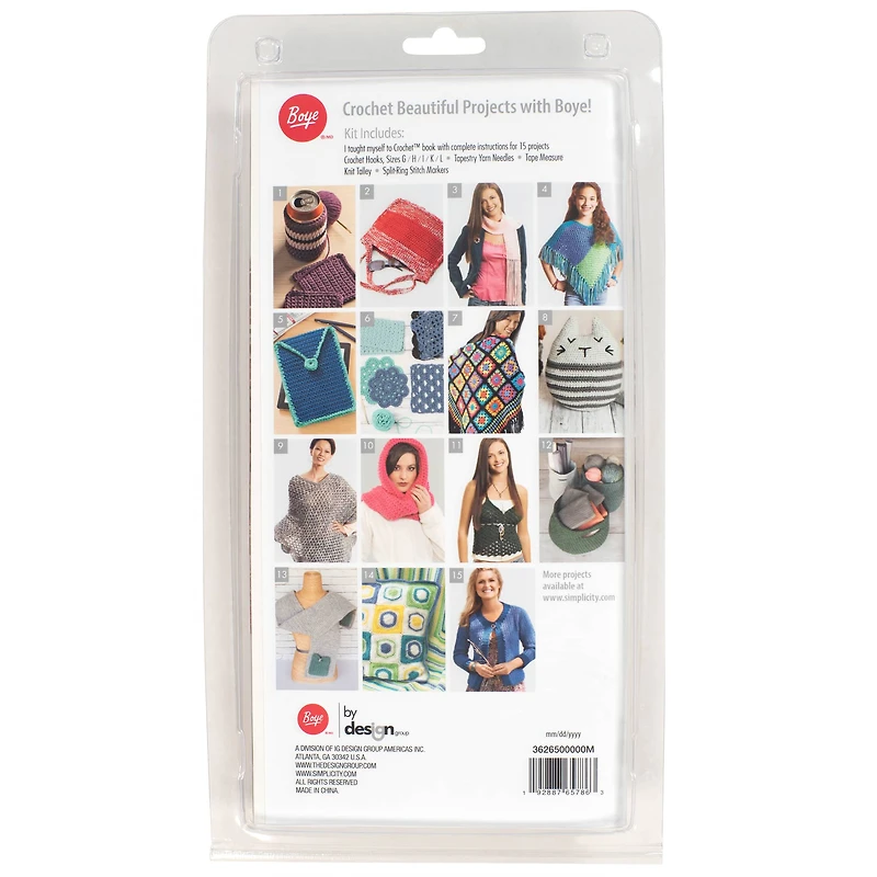 Boye® I Taught Myself to Crochet® Kit