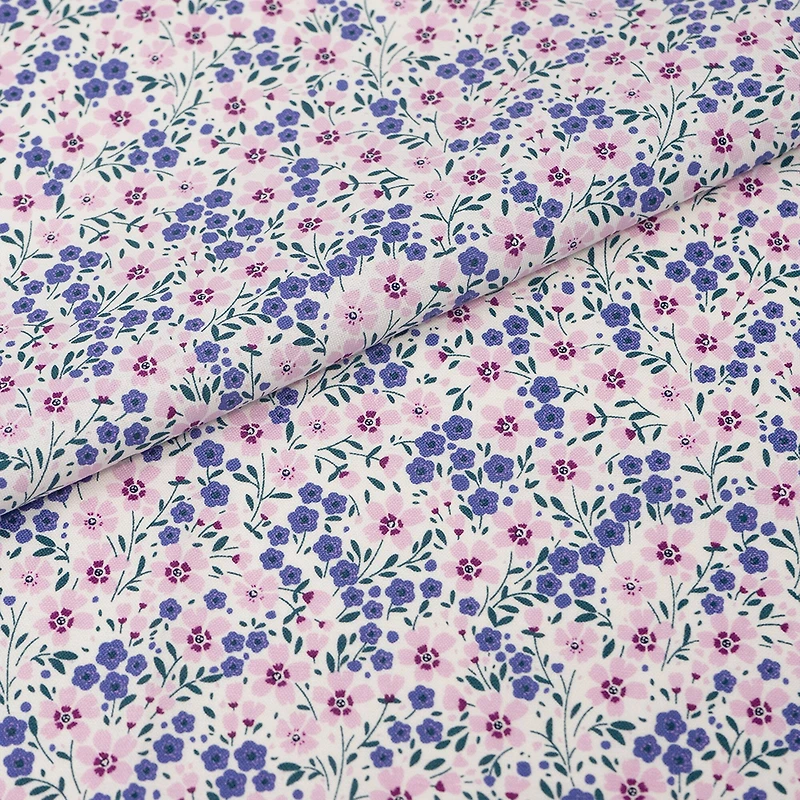 SINGER Spring Floral Packed Cotton Fabric