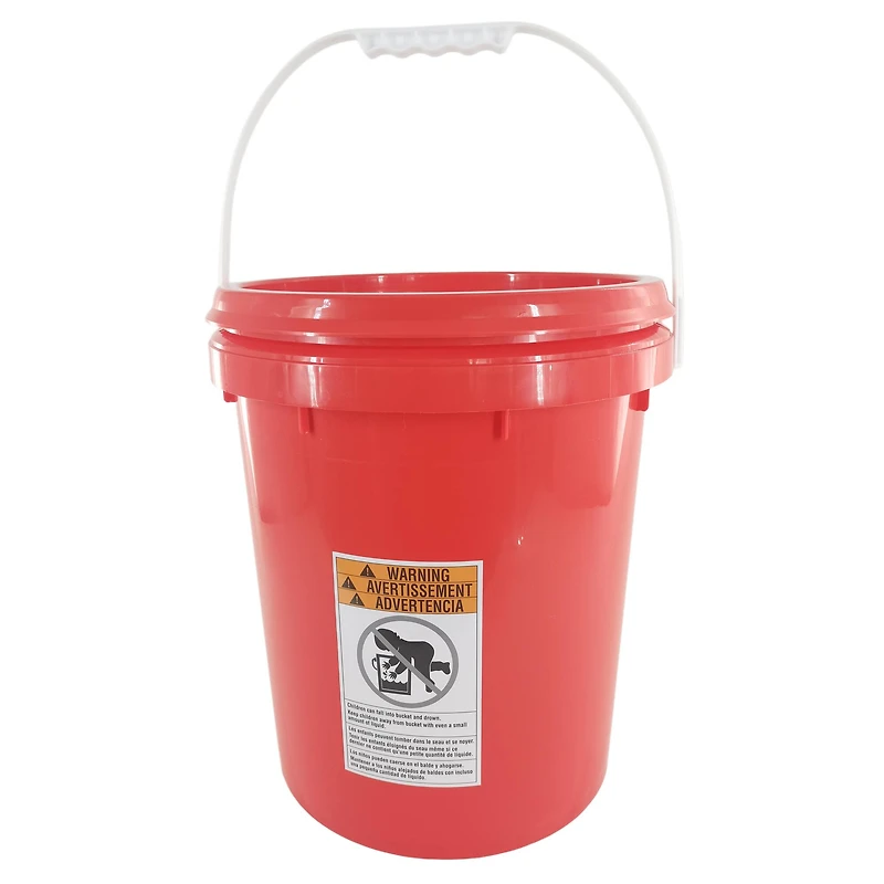 5gal. Red Craft Bucket with Lid by Craft Smart®