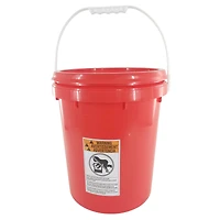 5gal. Red Craft Bucket with Lid by Craft Smart®