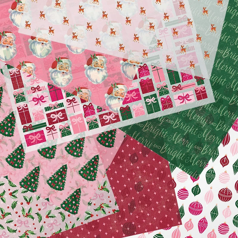 6" x 6" Holly Jolly Vellum Paper Pad, 16 Sheets by Recollections™