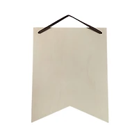 8" Unfinished Ribbon Plywood Plaque by Make Market®