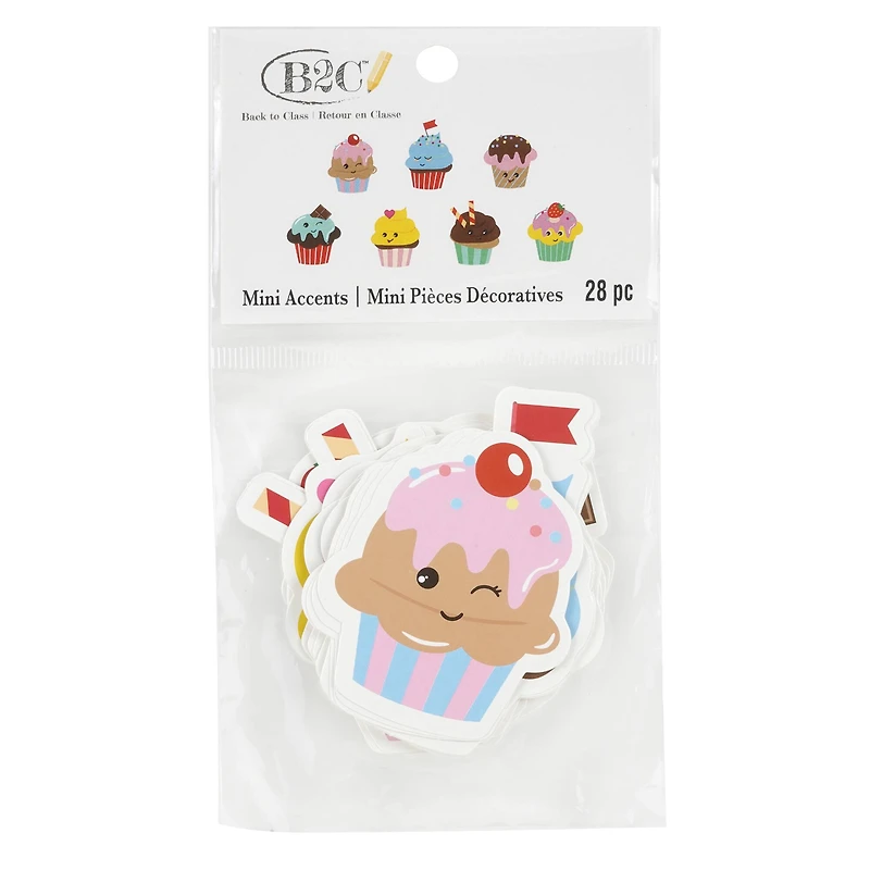 Mini Die Cut Cupcake Accents, 28ct. by B2C®