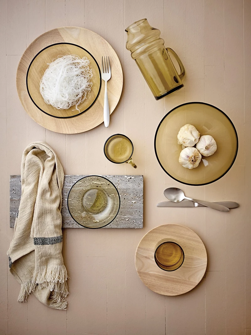 Hello Honey® Single Stripe Cotton Tea Towels with Tassels, 2ct.