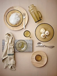 Hello Honey® Single Stripe Cotton Tea Towels with Tassels, 2ct.