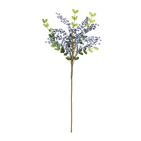 Green & Blue Berry Leaf Spray, 6ct.