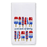 Sweet Land of Liberty Patriotic Popsicles Tea Towel Set