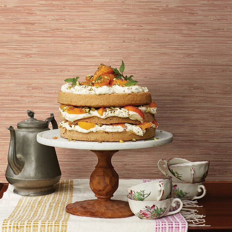 NuWallpaper Spice Tibetan Grasscloth Peel & Stick Wallpaper