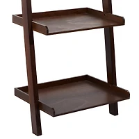 Brown Wood Traditional Shelving Unit, 69 " x 21 " x 14 "
