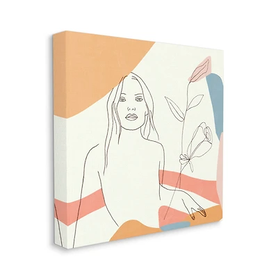 Stupell Industries Female Figure Study Canvas Wall Art