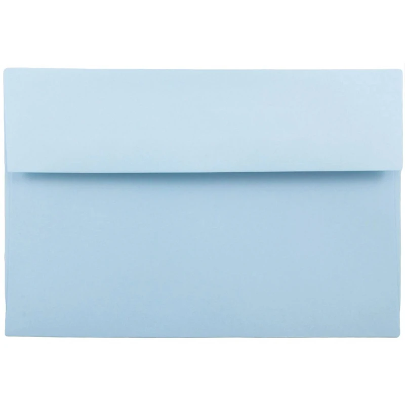 JAM Paper A10 Pastel Baby Blue Invitation Envelopes