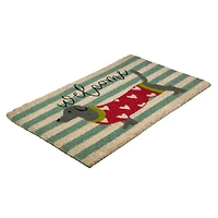Natural Coir Dachshund Welcome Doormat