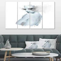 Designart - Beautiful Young Woman Double Exposure