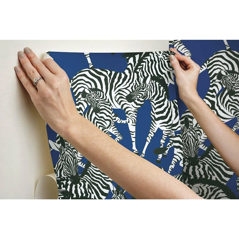 RoomMates Herd Together Peel & Stick Wallpaper