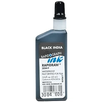 Koh-I-Noor Rapidograph Rapidraw® Black India Ink, 0.75oz.