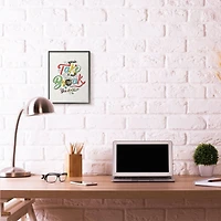 Stupell Industries Take A Break Comic Book Wall Accent with Black Frame