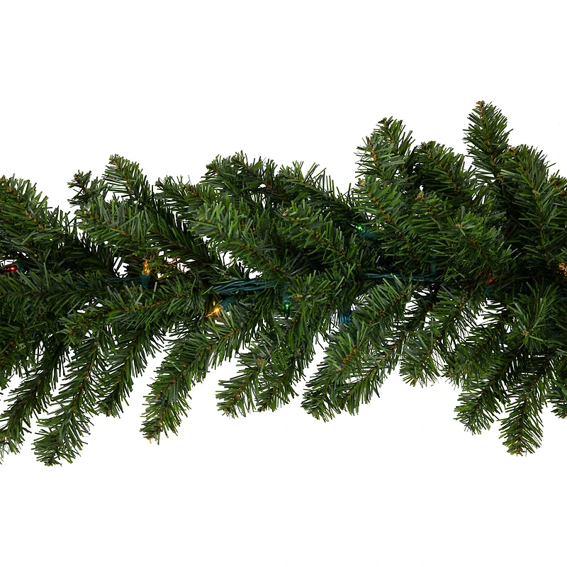 9ft. Pre-Lit Canadian Pine Christmas Garland