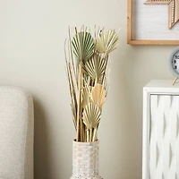 3ft. Brown Dried Plant Palm Leaf Natural Foliage with Grass