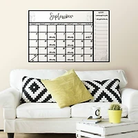 RoomMates Scroll Dry Erase Calendar Peel & Stick Decal