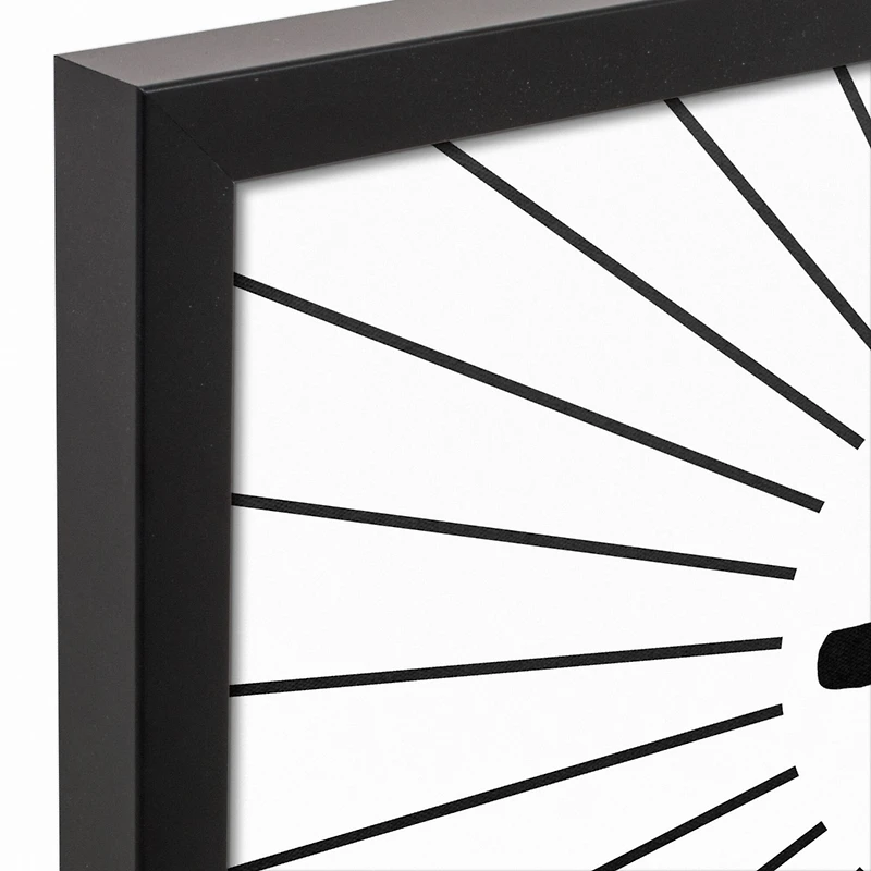 He is Risen Black Framed Canvas