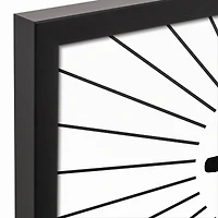 He is Risen Black Framed Canvas