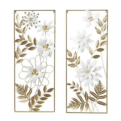 Gold Metal Coastal Wall Décor Set